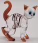 Preview: Katze stehend (transp./braun/gestreift)