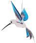 Preview: Hängevogel, Kolibri ( transp.-lila-blau)