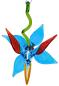 Preview: Kolibri mit Blüte, hängend