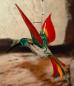 Preview: Hängevogel, Kolibri (türkis-gelb-rot)
