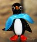 Preview: Pinguin mit Schal (hellblau)