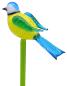 Preview: Pflanzenstecker mit Blaumeise