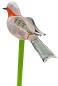 Preview: Pflanzenstecker, Rotkehlchen - geschl. Flügel
