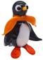 Preview: Pinguin mit Schal (gelb)