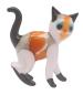 Preview: Katze stehend (weiß-braun-grau)