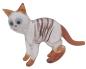 Preview: Katze, stehend (transp.-braun mit Streifen)