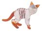 Preview: Katze, stehend (transp.-braun mit Streifen)