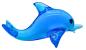 Preview: kleiner Delphin (hellblau)