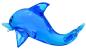 Preview: kleiner Delphin (hellblau)