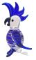 Preview: Kakadu, stehend (dunkelblau)