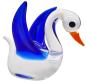 Preview: kleiner Schwan (transp.-dunkelblau)