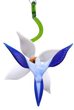 Blüte mit Kolibri, hängend