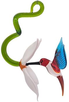 Preview: Blüte mit Kolibri, hängend