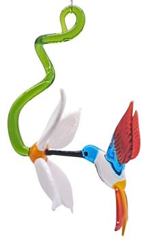 Preview: Blüte mit Kolibri, hängend