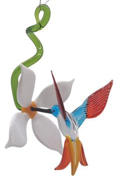 Preview: Blüte mit Kolibri, hängend