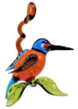 Hängevogel - Eisvogel auf Ast - klein