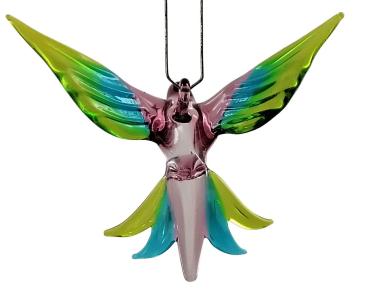 Preview: Hängevogel - Kolibri/klein (lila-hellblau-grün)