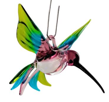Hängevogel - Kolibri/klein (lila-hellblau-grün)