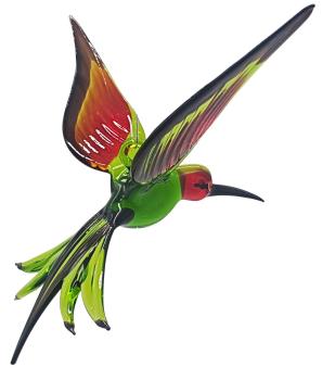 Preview: Hängevogel, Bienenfresser (grün-rot/schwarzer Rand)