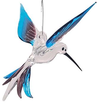 Hängevogel, Kolibri ( transp.-lila-blau)