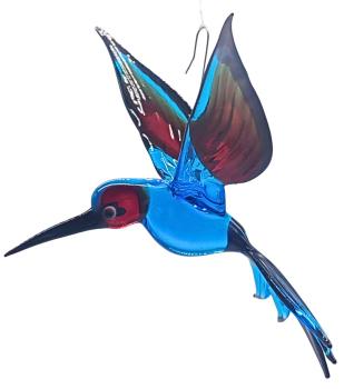 Preview: Hängevogel, Bienenfresser (blau-rot/schwarzer Rand)