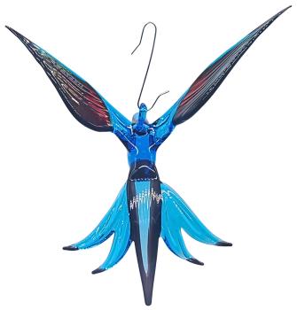 Hängevogel, Bienenfresser (blau-rot/schwarzer Rand)