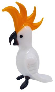 Preview: Kakadu, stehend - weiß/gelber Kamm