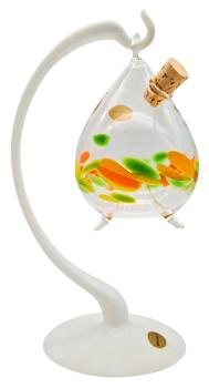 Preview: Obstfliegenfalle mit Ständer (weiß/transp.-bunt)