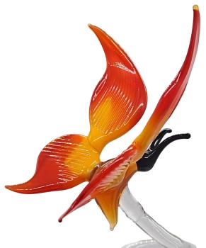 Orchideenstab - Schmetterling (normale Ausführung, gelb-rot)