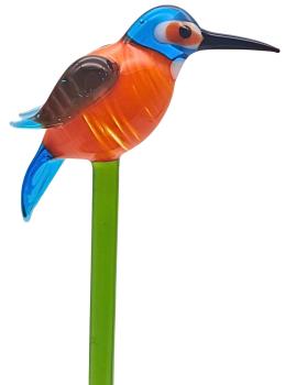 Preview: Pflanzenstecker, Eisvogel mit geschl. Flügeln