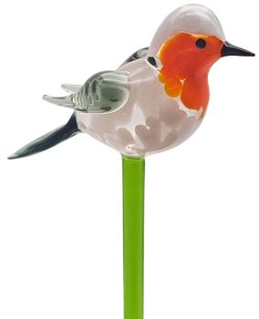 Pflanzenstecker, Rotkehlchen - geschl. Flügel