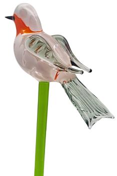 Preview: Pflanzenstecker, Rotkehlchen - geschl. Flügel