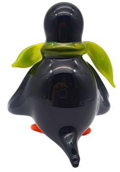 Pinguin mit Schal (grün)