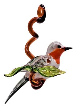 Preview: Hängevogel - Rotkehlchen auf Ast - klein