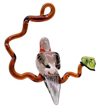 Hängevogel - Rotkehlchen auf Ast - klein