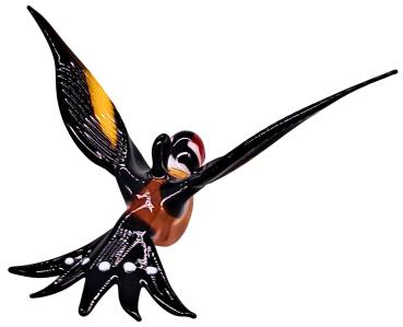 kleiner Stieglitz zum aufhängen, fliegend