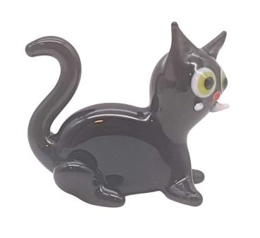 Preview: Katze sitzend (schwarz)