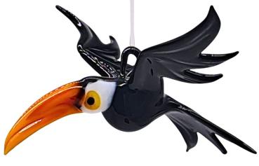 Preview: kleiner Tukan zum aufhängen, fliegend