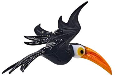 Preview: kleiner Tukan zum aufhängen, fliegend