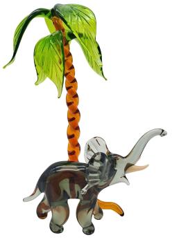 Preview: Elefant mit Palme