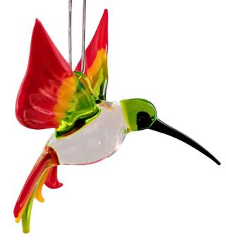 Preview: Hängevogel - Kolibri/klein (grün-gelb-rot)