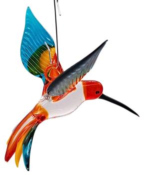 Preview: Hängevogel - Kolibri /klein (rot-gelb-türkis)