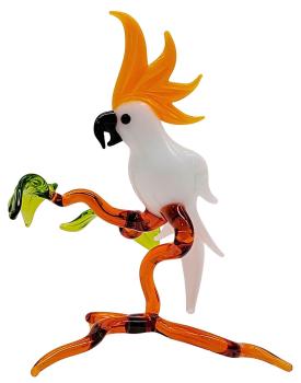 Preview: kleiner Kakadu auf Ast, stehend