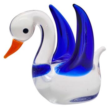 Preview: kleiner Schwan (transp.-dunkelblau)