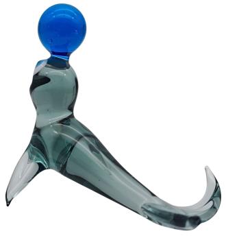 Preview: Robbe mit Ball (hellblau)