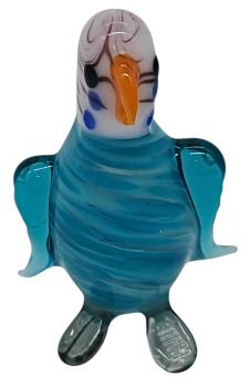 Preview: Wellensittich -türkis-, stehend