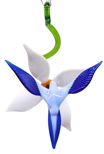 Blüte mit Kolibri, hängend