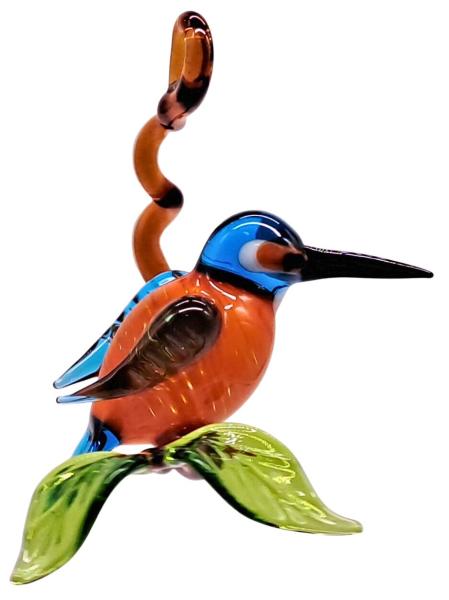 Hängevogel - Eisvogel auf Ast - klein