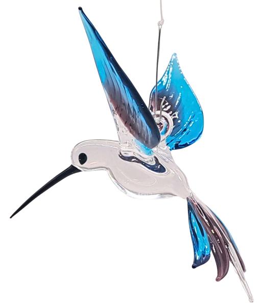 Hängevogel, Kolibri ( transp.-lila-blau)
