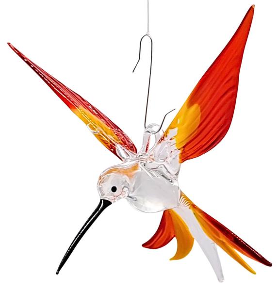 Hängevogel - Kolibri (transp.-gelb-rot)